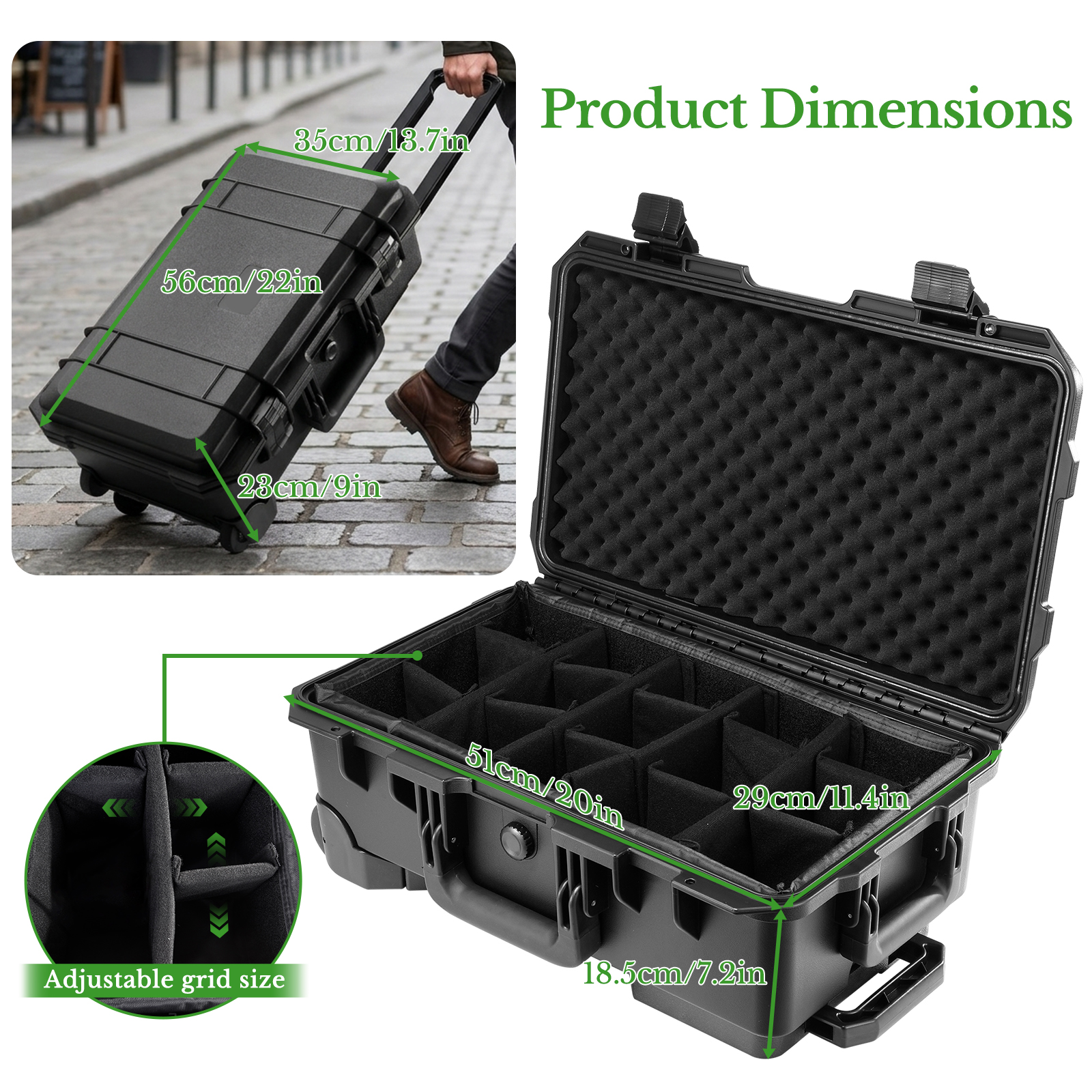 Professional Large Hard Rollin - Drone Aerial Photography ulasan dan harga