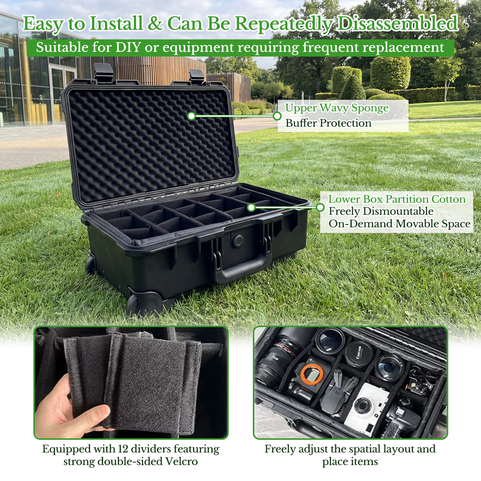 Professional Large Hard Rollin - Drone Aerial Photography ulasan dan harga