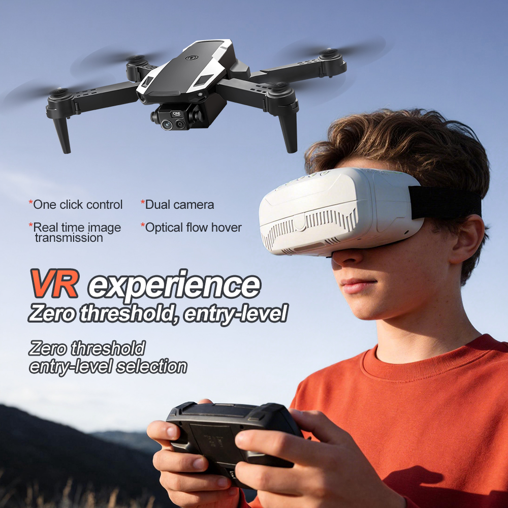 Foldable M1 VR Mini Drone RC Q - Drone Mapping ulasan dan harga