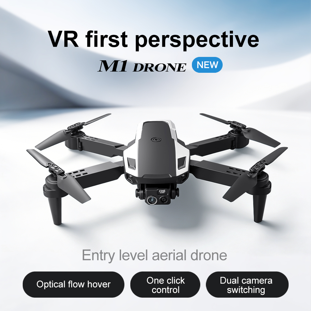 Foldable M1 VR Mini Drone RC Q - Drone Mapping ulasan dan harga