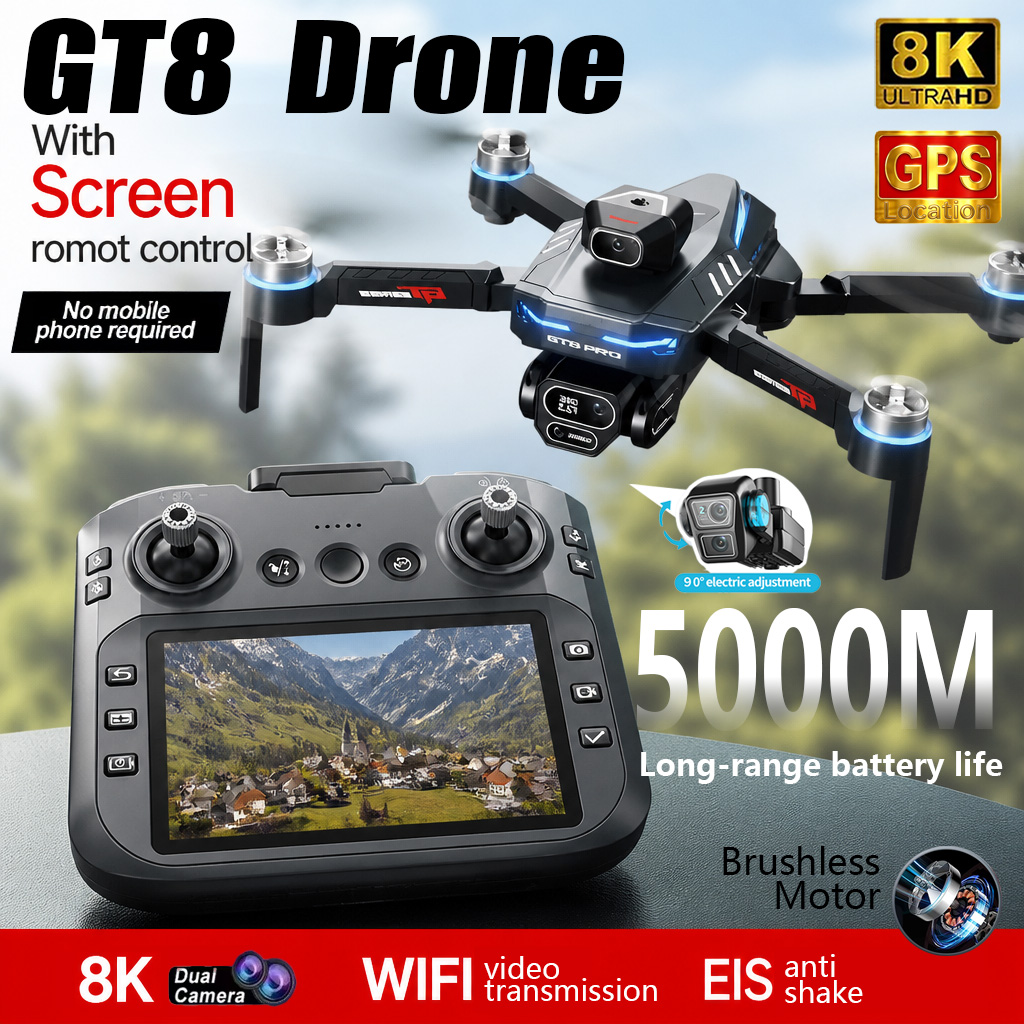 New GT8 Drone Professional 8K  - Drone Mapping ulasan dan harga