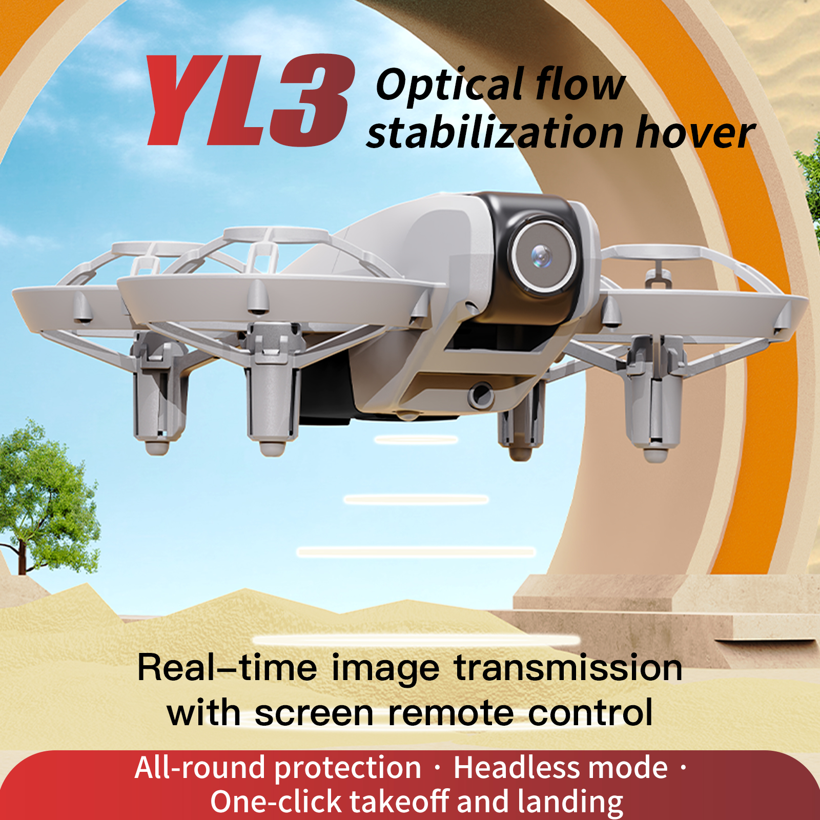 YL3 Remote-Controlled Drone wi - Drone Cinematic ulasan dan harga